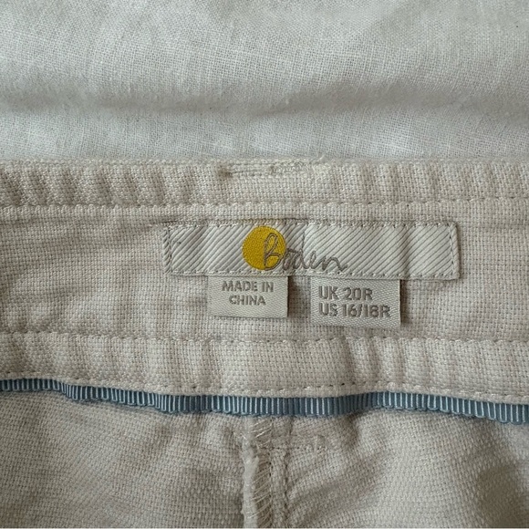 Boden Sz 16/18 Carrie High Waisted Trousers Button Fly Wide Leg Pants R0121 - Picture 6 of 9